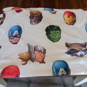 Marvel Marvel Kids Twin Flat Sheet Super Hero Faces